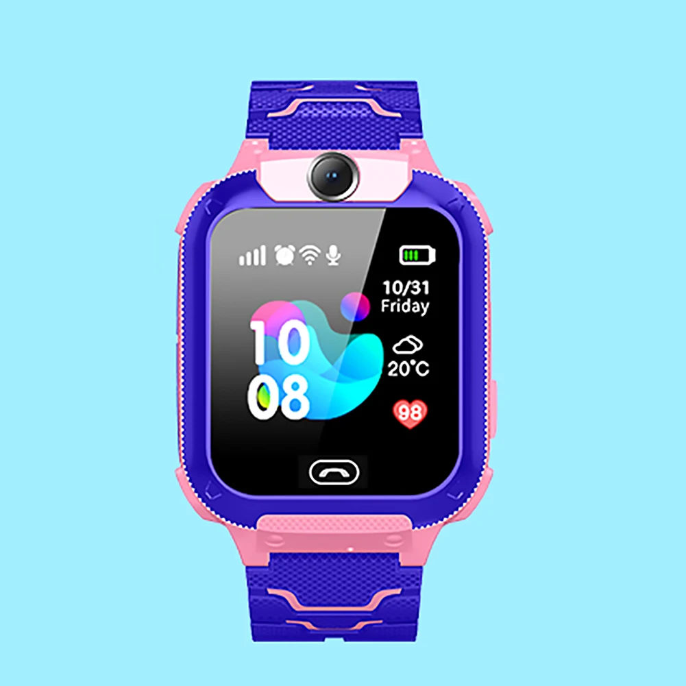 Детские Смарт-часы с сенсорным экраном 1 44 дюйма GPS-навигацией аккумулятором 400