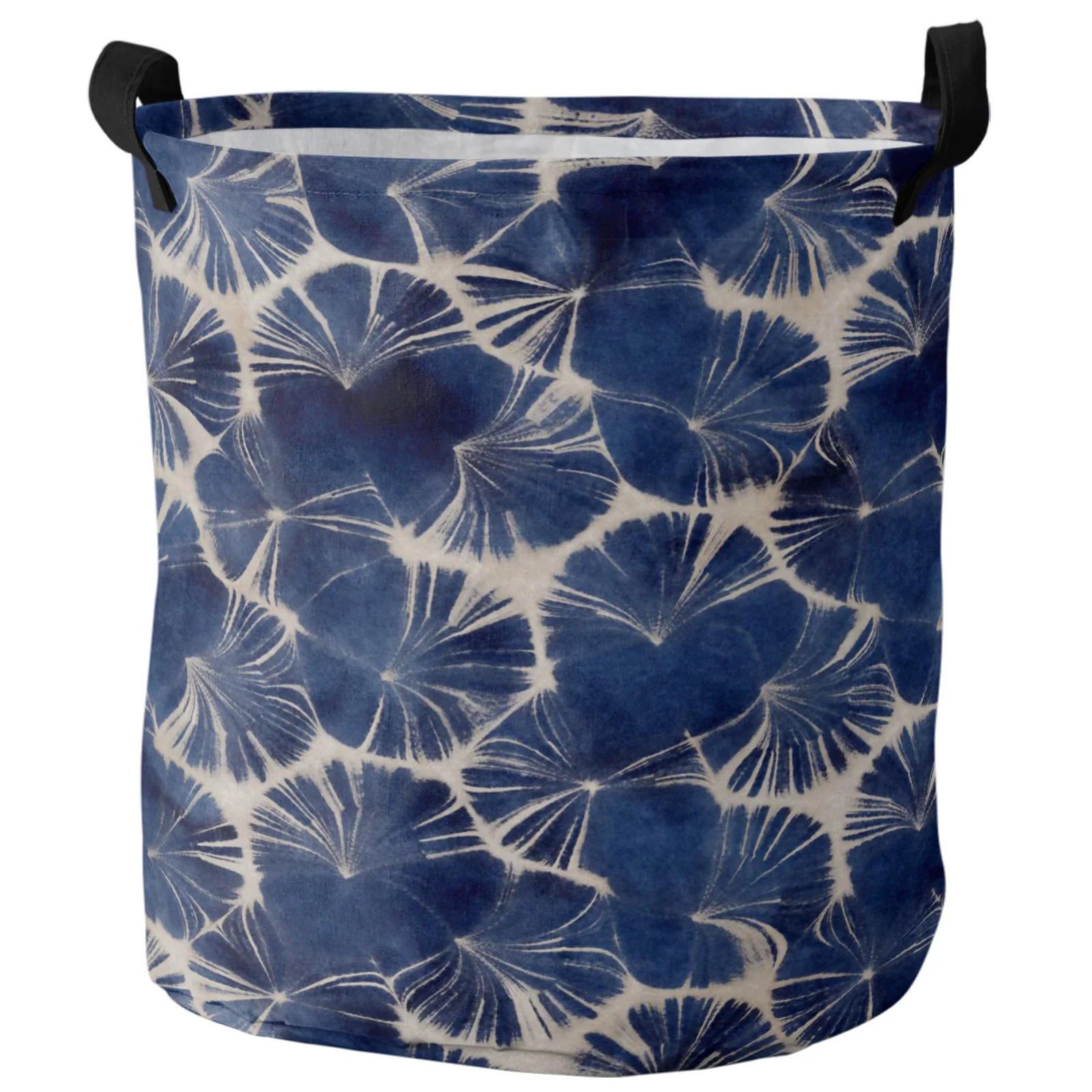 

Складная корзина для белья с голубыми цветами и художественным рисунком, органайзер для игрушек, корзина для белья для грязной одежды, корз...