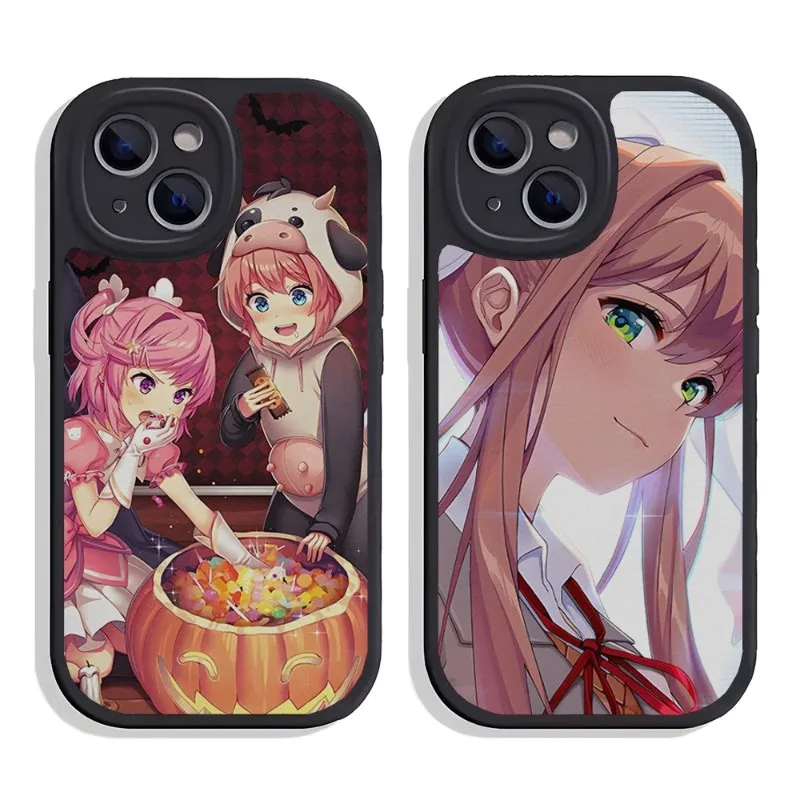 

Чехол Doki Literature Club для Iphone 13 Pro Max 11 12 14 Mini X Xr Xs 8 7 Puls Se