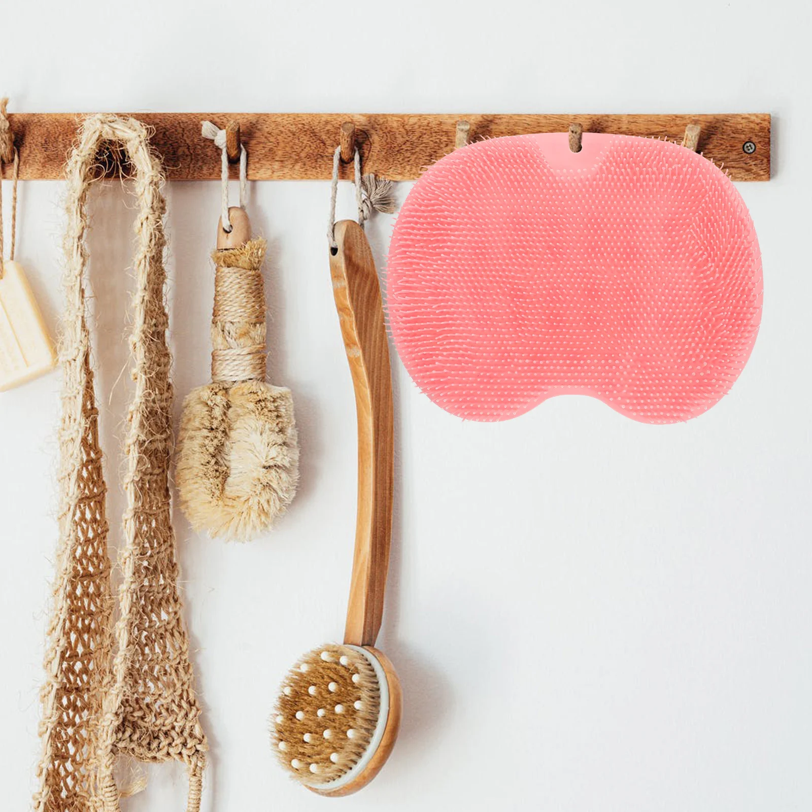 

Foot Shower Scrubber Mat Brush Cleaner Bath Pad Feet Wash Use Acupressure Suction Scrubbers Cup Spa Body Floor Scrubbing Skin