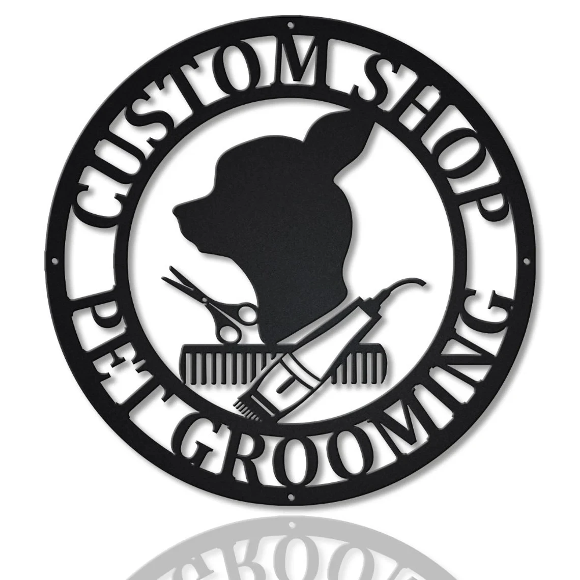 

Personalized Pet Grooming Monogram Wooded Sign Art Custom Pet Grooming Acrylic Sign Pets Lover Sign Decoration For Living Room