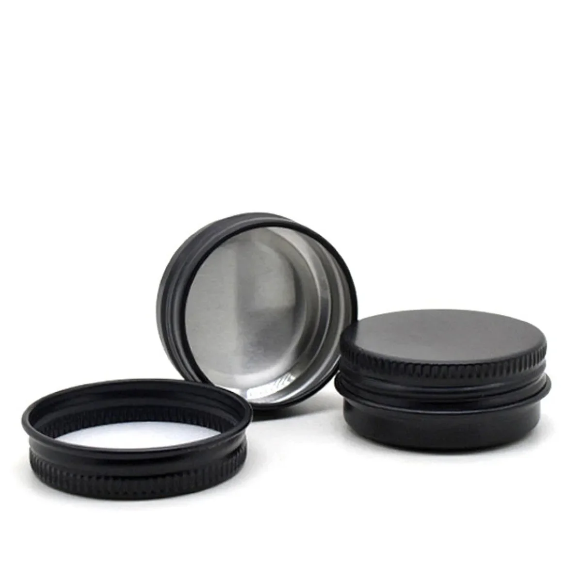 10 шт. круглые алюминиевые банки для крема 250 г