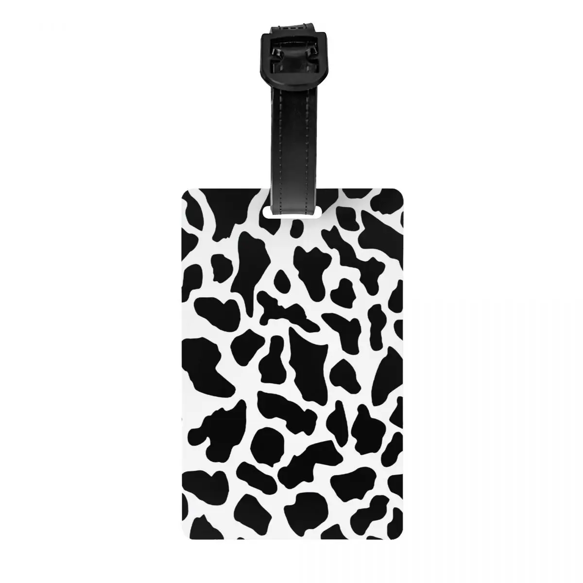 

Cow Print Luggage Tag for Suitcase Suitcase Identifiers Name Labels Card Women Men Kid Travel