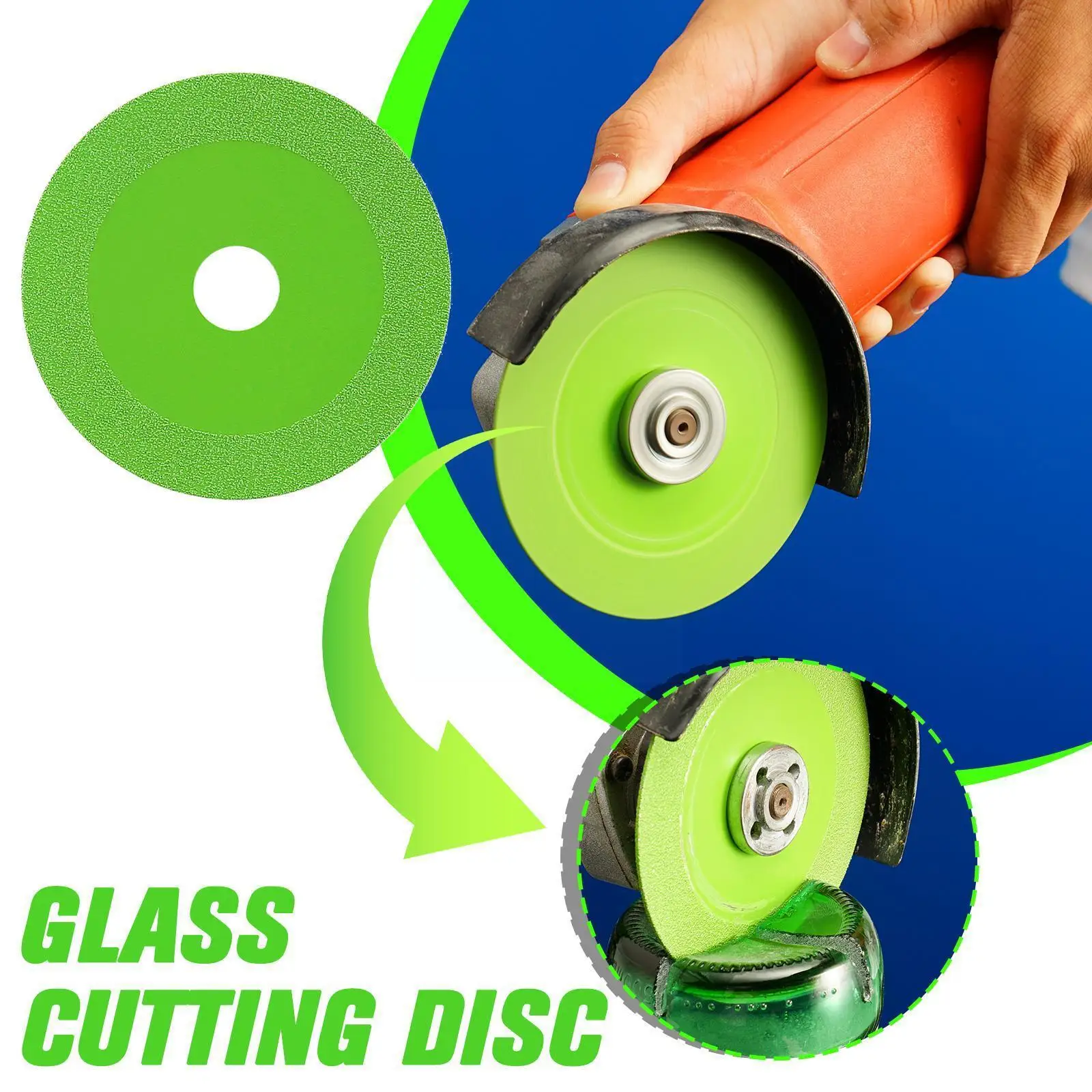 

1pcs Glass Cutting Disc Diamond Marble Saw Blade Ceramic Cutting Jade Blade Tile Special Polishing L8G7