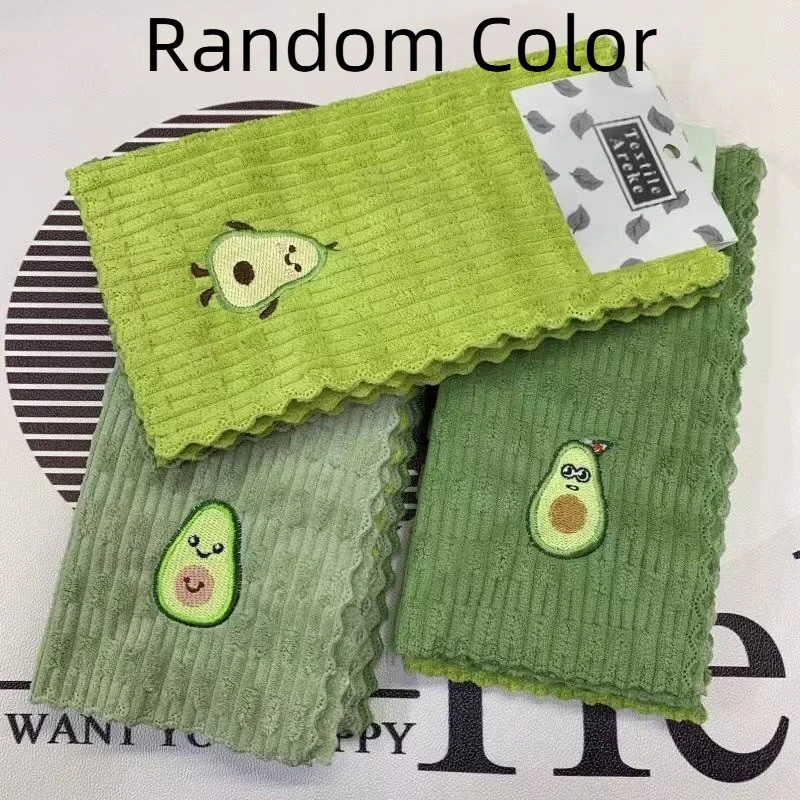 

Кухонные полотенца из микрофибры с рисунком авокадо