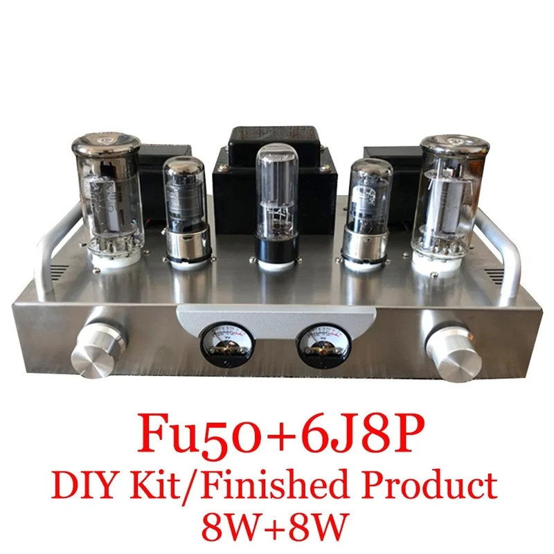 

BREEZE Audio Fu50 Vacuum Tube Amplifier Diy Kit Hifi Class A Audio Amplifier High Power 8w*2 Vu Meter Bluetooth 5.0 Home Amp