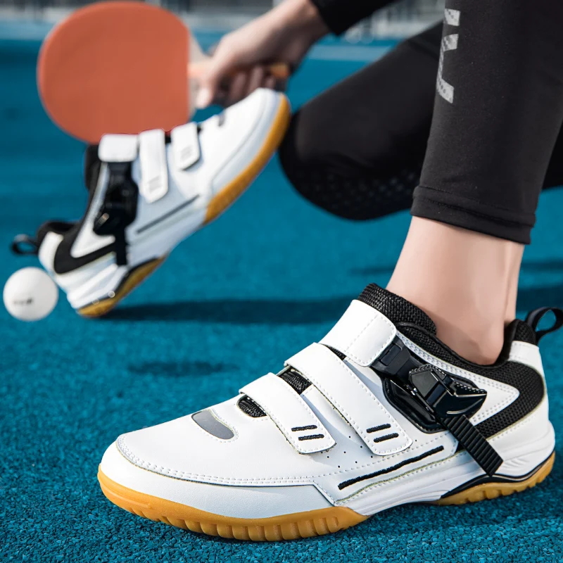 

Высококачественные туфли для настольного тенниса мужские и женские профессиональные туфли для тенниса мужские Нескользящие удобные тренировочные туфли для бадминтона