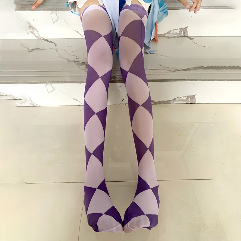 Фото Аниме Puella Magi Madoka Magica Akemi Homura, чулки для косплея, гольфы в форме пламени и демона, аксессуары для костюма на Хэллоуин №5