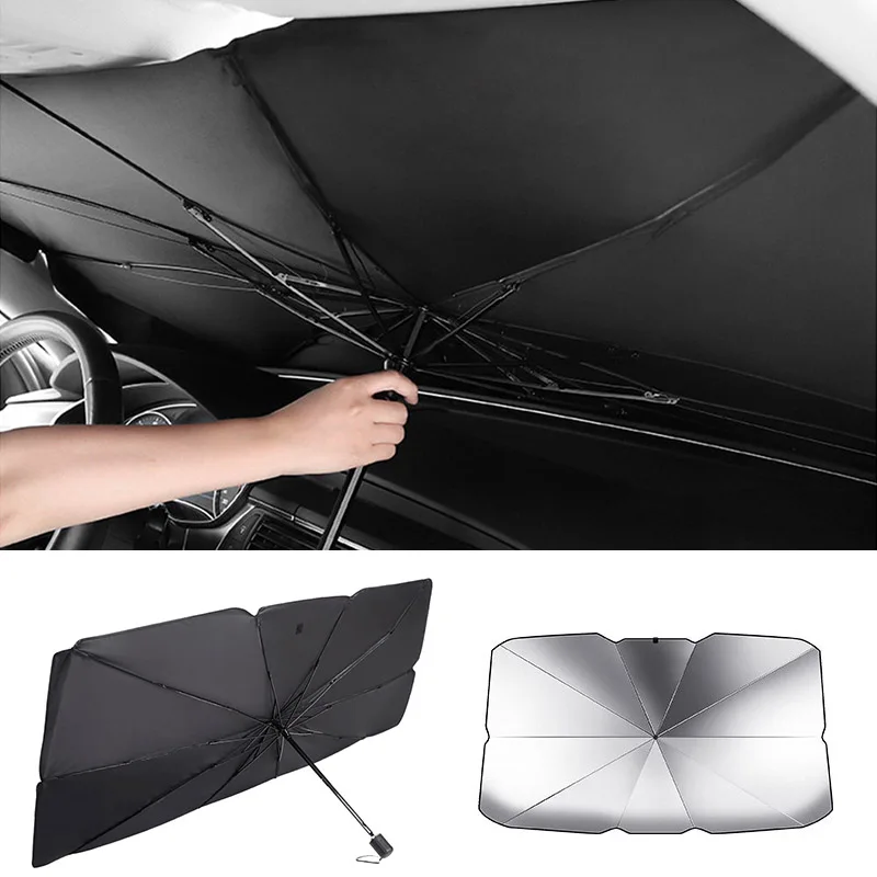 

Car Sunshade Front Windshield Sun Visor Car Sunshade Sunscreen Heat Insulation Sun Shield Front Window Cover Car Accessories