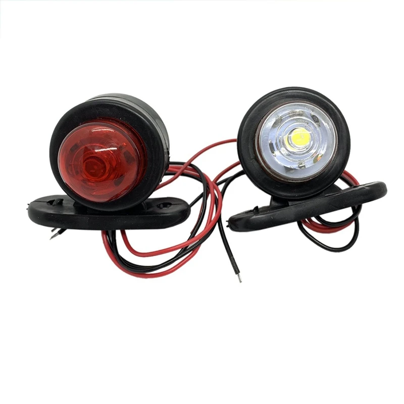 

2 PCS Universal Truck Trailer Tail Light Side Marker Indicators Light Lamp Small Lights Edge Lights Signal Lights