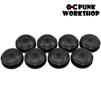 8pcs punk workshop 24mm 30mm slim mechanical buttons screw black crystal with cherry mx low profile rgb speed silver switches