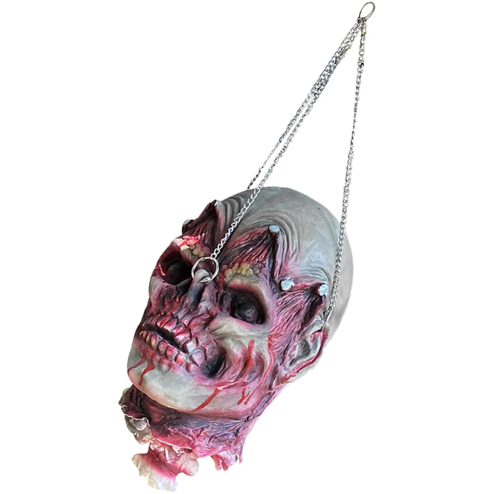 

Creepy Hanging Severed Head Pendant Halloween Decorations Outdoor Scary Ornament Horror Movie props replica