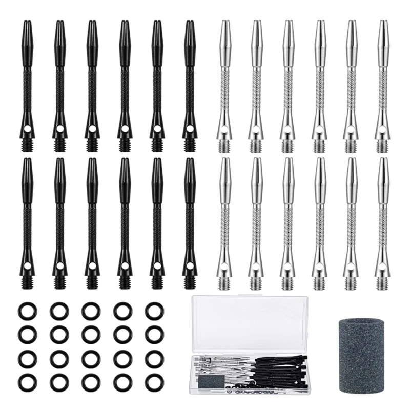 

E9LE Durable 2BA 45mm Screw Thread Metal Darts Rod Stems Darts Parts Accessories