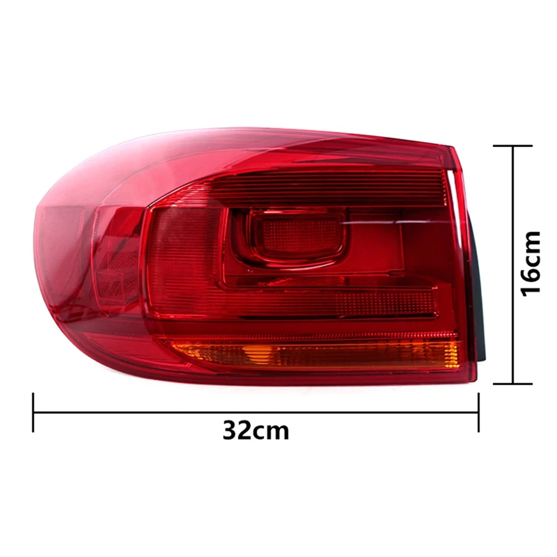 Для Volkswagen Tiguan 2012-2017 автомобильный задний фонарь крышка лампы заднего хода
