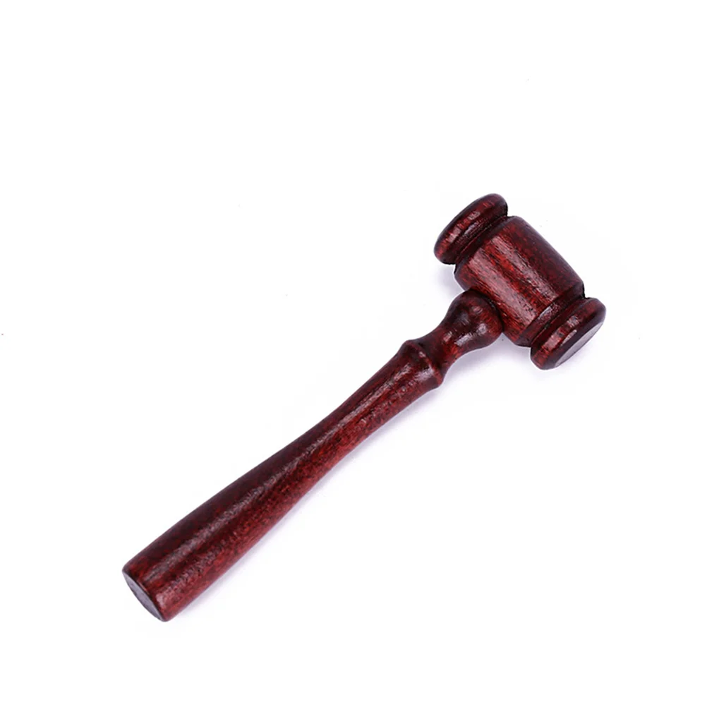 

Gavel Judge Toy Wooden Hammer Mini Kids Mallet Costume Prop Court Auction Wood Beat Block Toys Lawyer Set Courtroom Play Law