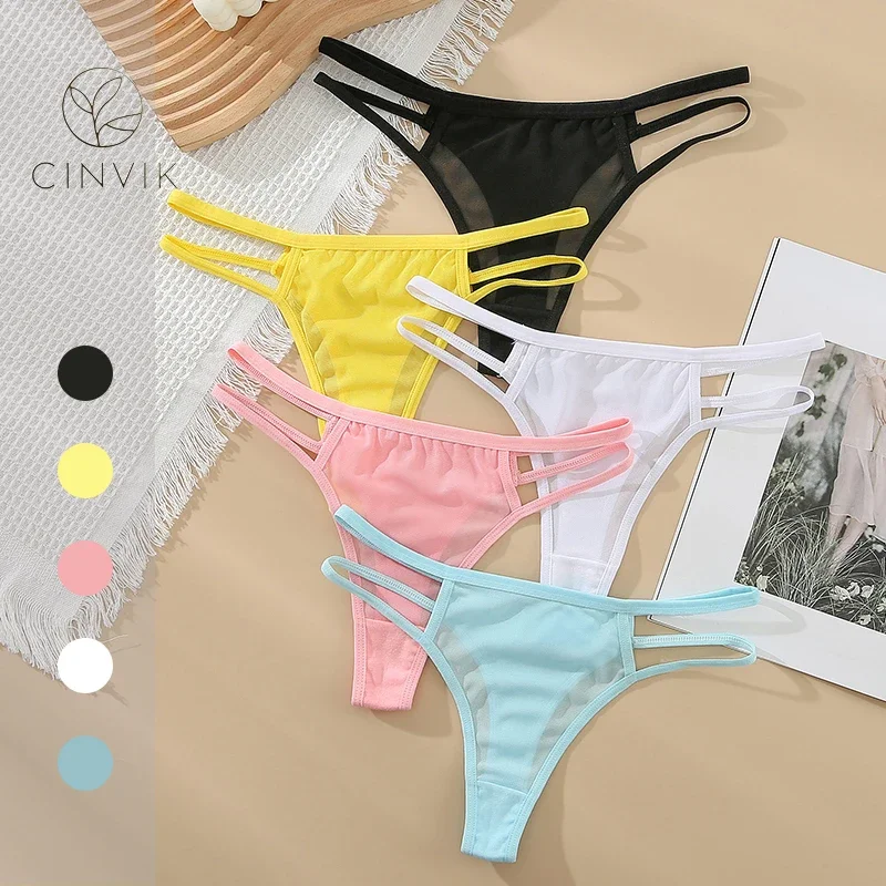 3 шт. женские кружевные трусики-танга