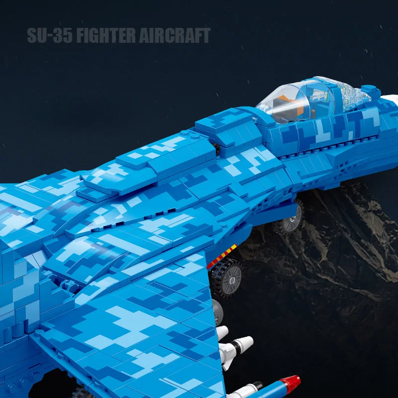 Масштаб 1:14 Советский Союз современный военный автомобиль модель Sukhoi Su-35 Fighter