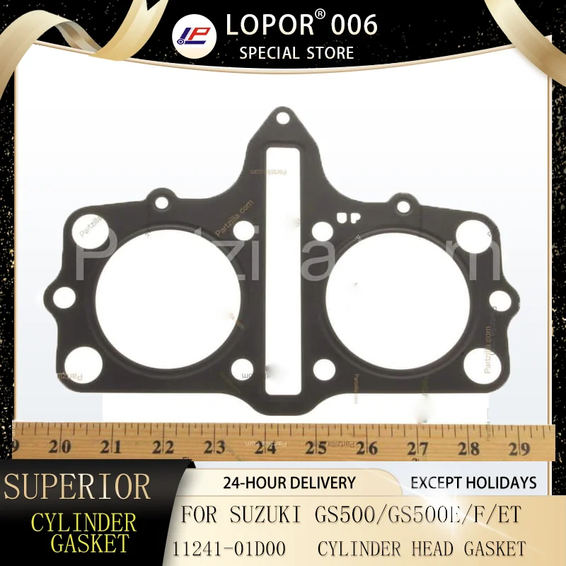 Прокладка цилиндра мотоцикла для Suzuki 11241-01D00 GS500ET 90-96 GS500E 93/95/97-00/04 GS500F 04-09 GS500 01/02