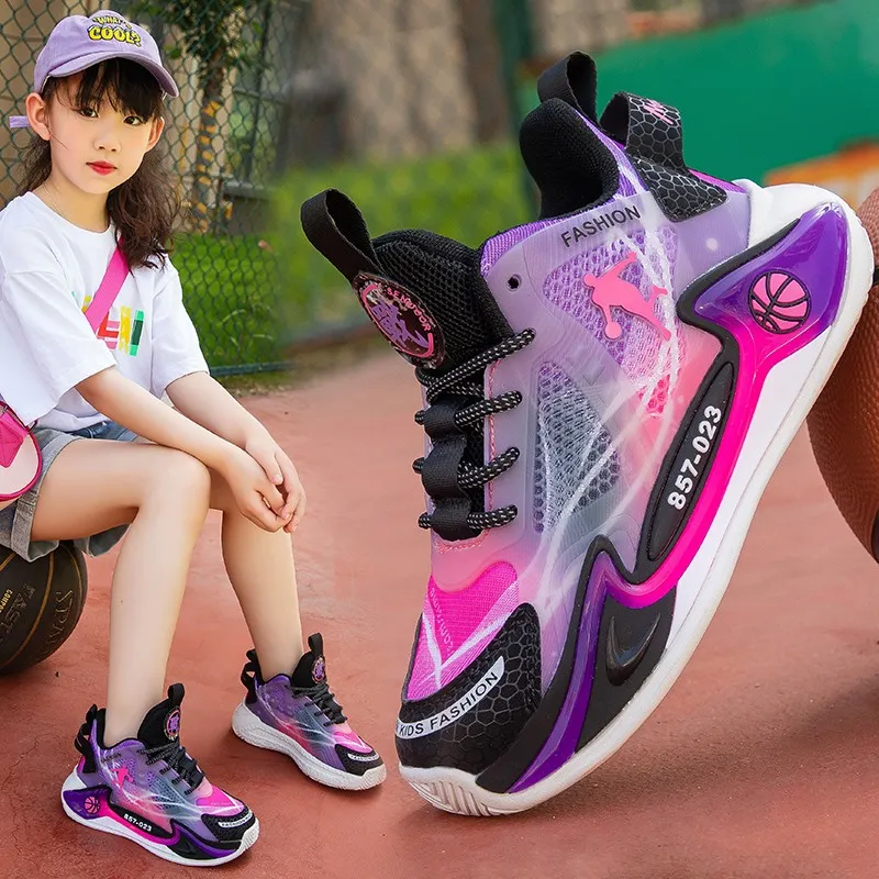 New Fashion Sneakers for Kids Casual Sports Shoes Children Basketball Shoes Boys Girls Running Shoes