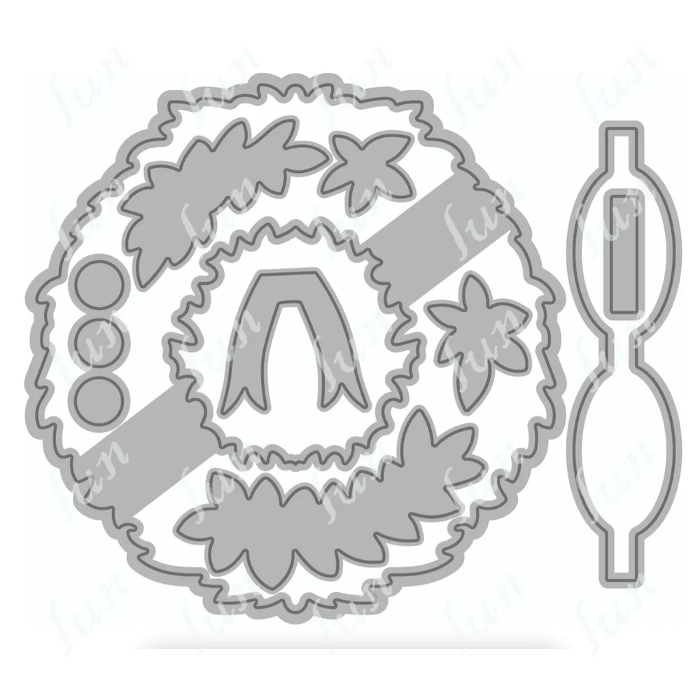 

Wreath Die Set Metal Cutting Dies New Arrivals 2022 New Scrapbooking Supplies Diy Album Paper Card Emboss Template Stencil Mold