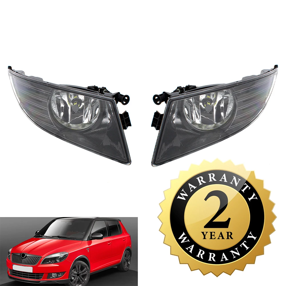 Car Lights For Skoda Fabia 2011 2012 2013 2014 2015 Car-Styling Front Halogen Fog Light Lamp With Bulbs |