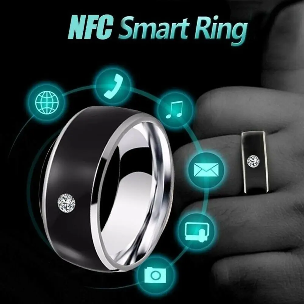 Новинка умное портативное кольцо для пальцев с NFC водонепроницаемая
