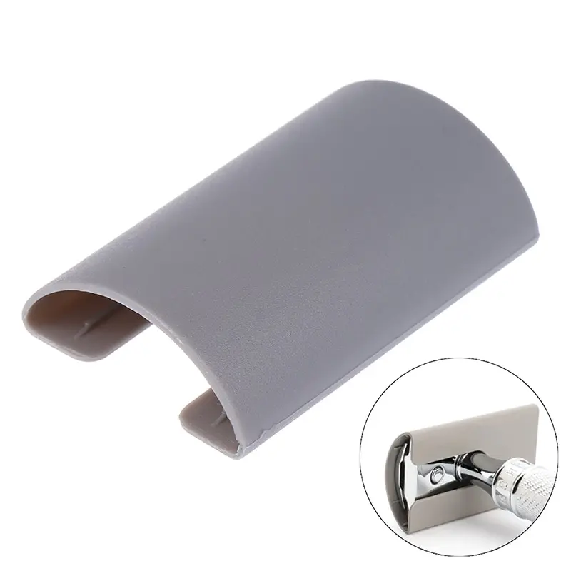 

Razor Head Protective Cover Case Plastic Double Edge Razor Head Sleeve Long Handle Universal