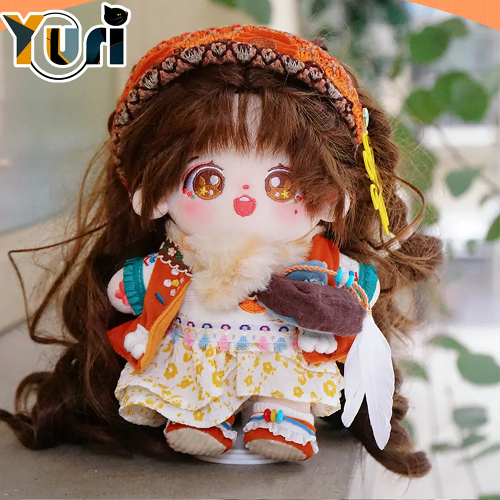 

Новинка, плюшевая кукла бокси фуфу без атрибутов с идолом, звездой, 20 см, кукла, сменная одежда, костюм для косплея, подарок на день рождения C XLM