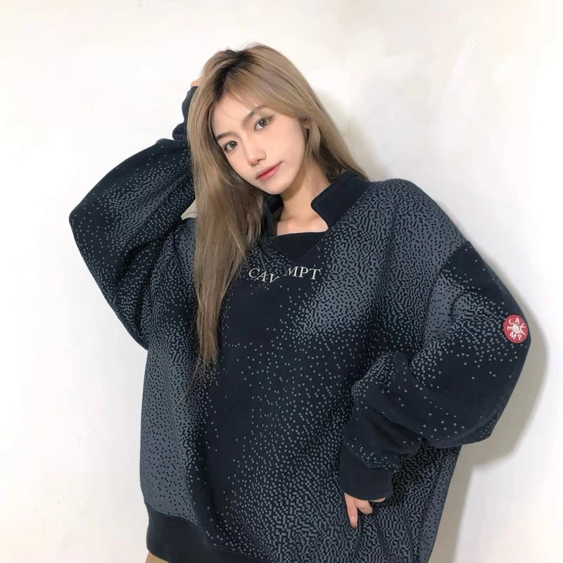 Мужские и женские высококачественные толстовки с капюшоном воротником-стойкой -