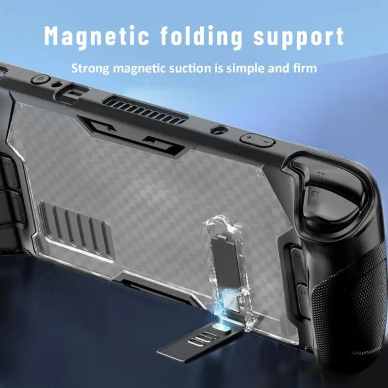 

Game Console Handheld Heat Radiation Protective Cover Anti-skidding Fall Prevention For Steam Deck Protective Case Portable