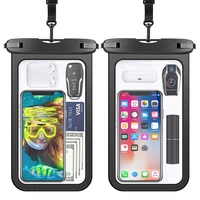 large waterproof phone bag case for iphone 13 pro max 12 11 xr xs 7 8 plus clear swimming water proof phone pouch for xiaomi 12