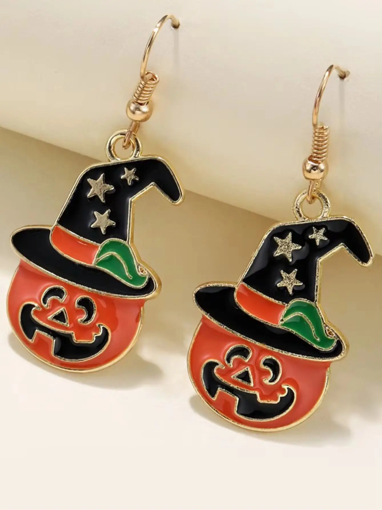 Ретро Хэллоуин шляпа ведьмы Trivia модные висячие серьги сплав цинка искусственный