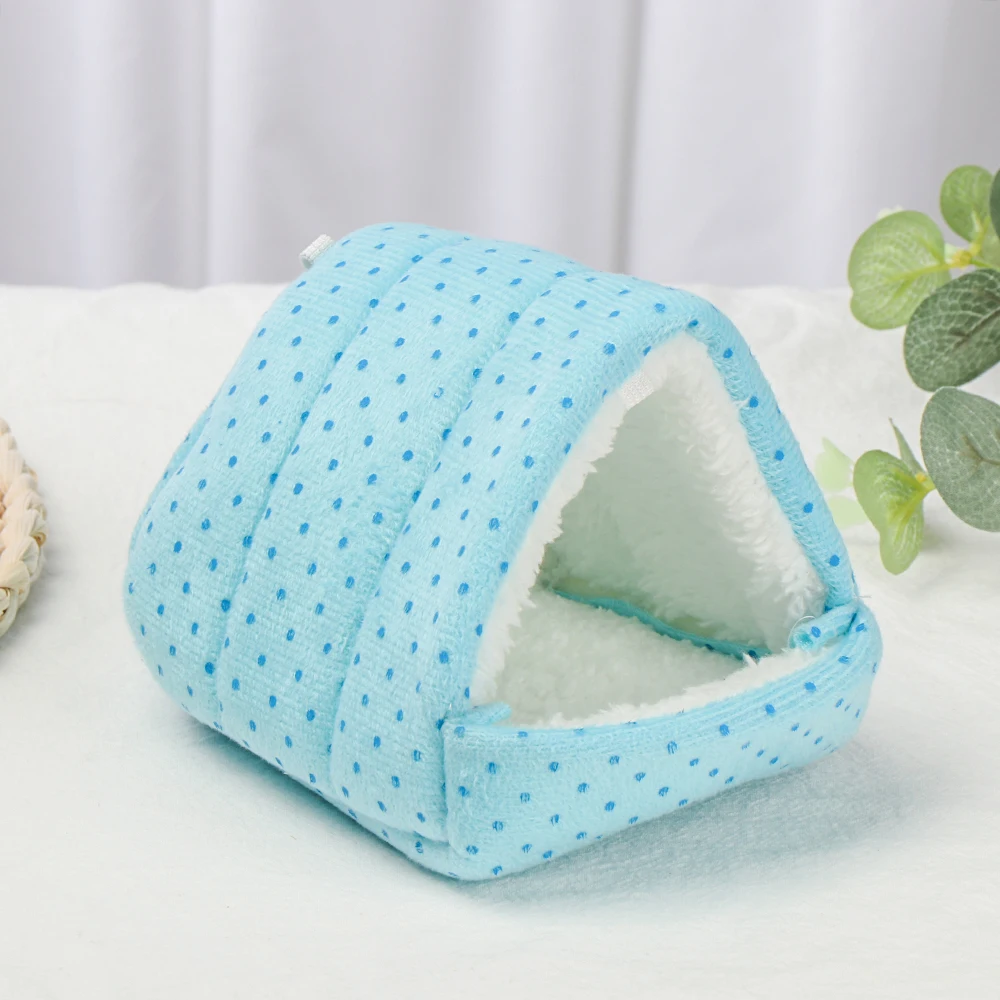 1pc soft small animal hamster house sleeping bed winter warm cotton mat accessories for rodentguinea pigrat guinea pig nest free global shipping