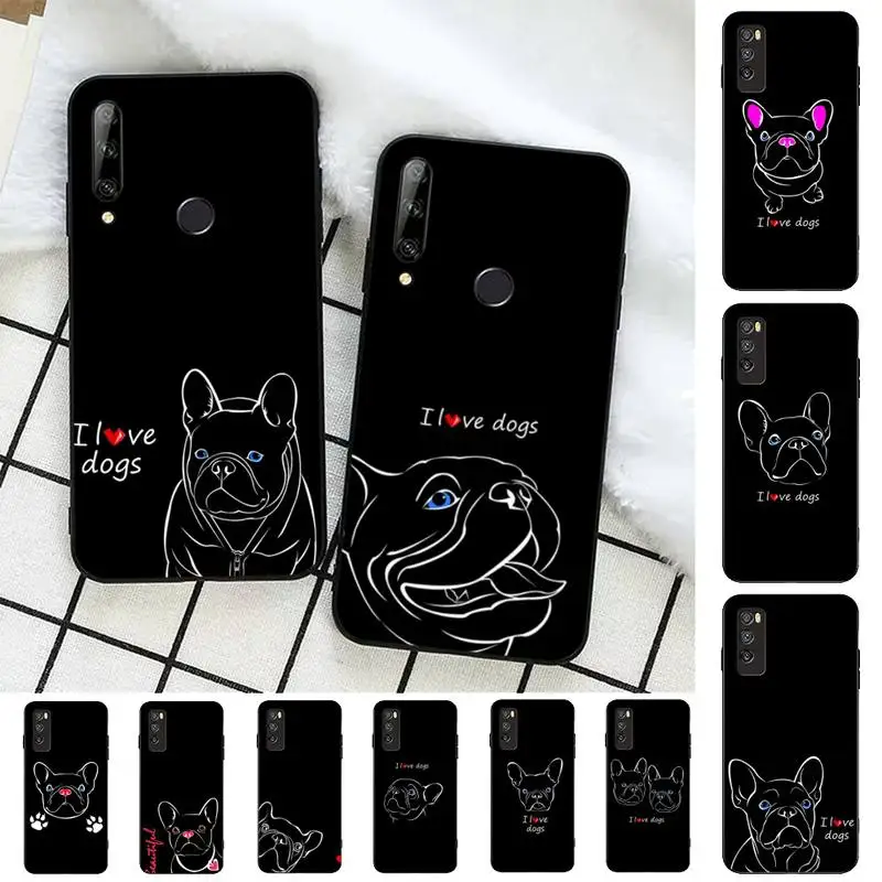 

French Bulldog Phone Case for Huawei Honor 10 i 8X C 5A 20 9 10 30 lite pro Voew 10 20 V30