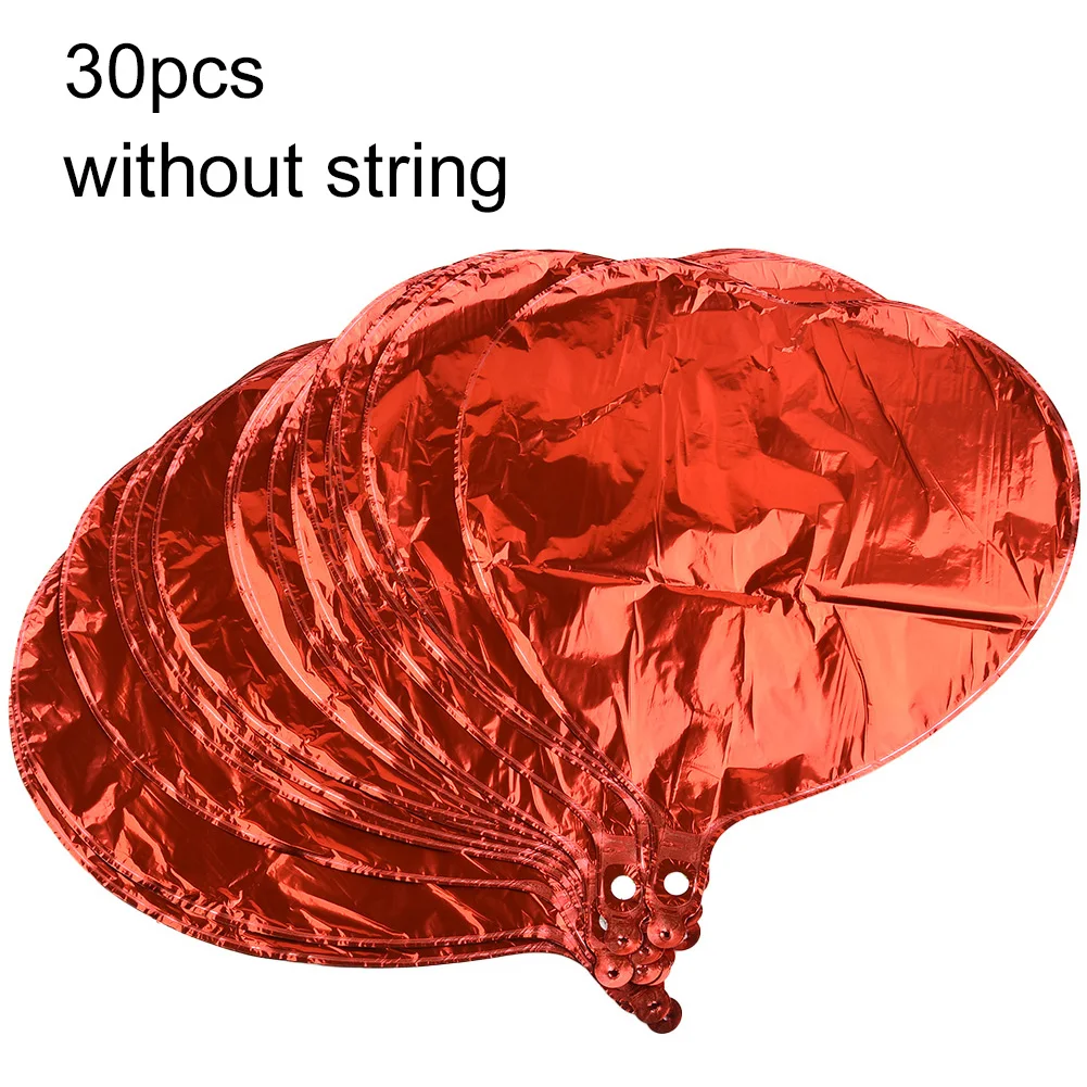

Helium Foil Balloons Red Heart Balloons Wedding Party Decor Without String 18 Inches 30PCS Birthday Party Decor