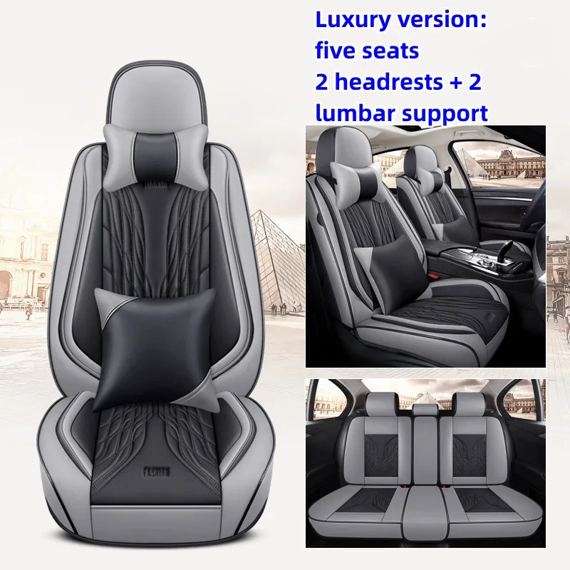 

NEW Luxury Full Coverage Car Seat Cover For Chevrolet Cruze Captiva Cobalt Onix Orlando Sonic Sail Aveo Lova Leather Accessories
