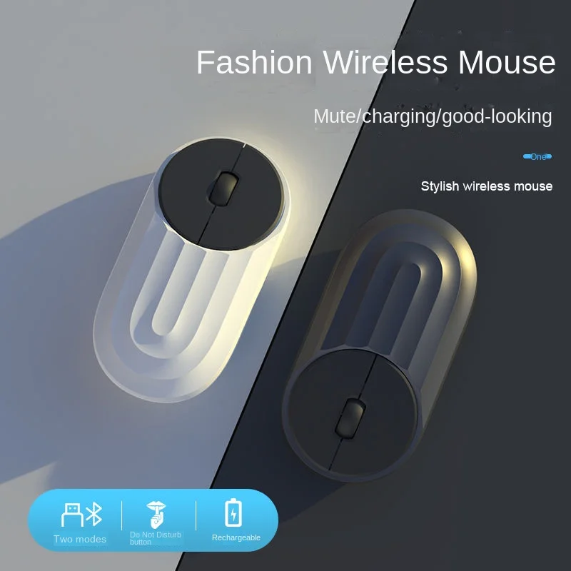 

New Bluetooth Wireless Mouse with USB Rechargeable RGB Mouse for Computer Laptop PC Macbook Gaming Mouse Gamer 2.4GHz