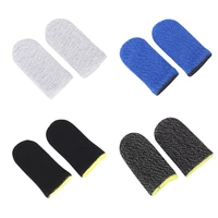 2 pcs breathable game controller finger cover sweat proof gaming thumb sleeve finger thumb sleeve gloves for pubg mobile