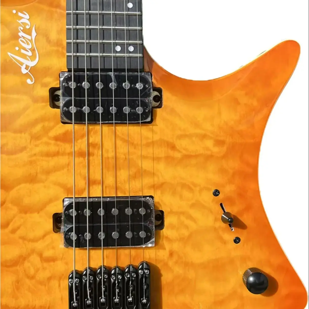 Электрогитара Aiersi без головы 6-струнная из ясеня звукосниматели HB