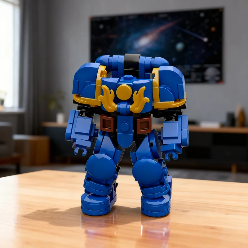 145 деталей MOC FinCantBuild: Уникальная модель «Внеземного солдата» из строительных блоков, 3D-игрушка, рождественский подарок (art.: 3920dcca7f2df) - 3920dcca7f2df