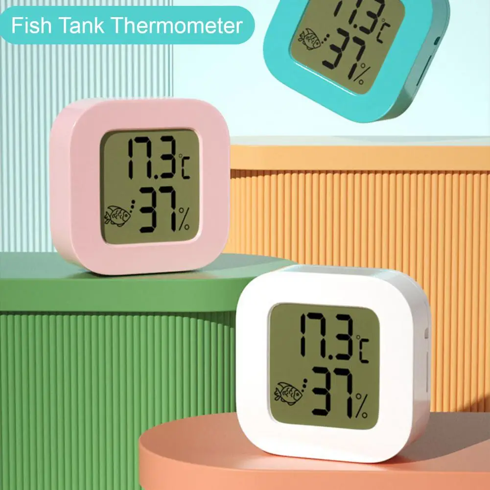 

Durable Aquarium Electronic Water Temperature Meter Fish Thermometer Simple Operation Wide Application