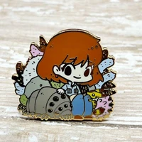 wind valley girl and bug flawed hard enamel pin