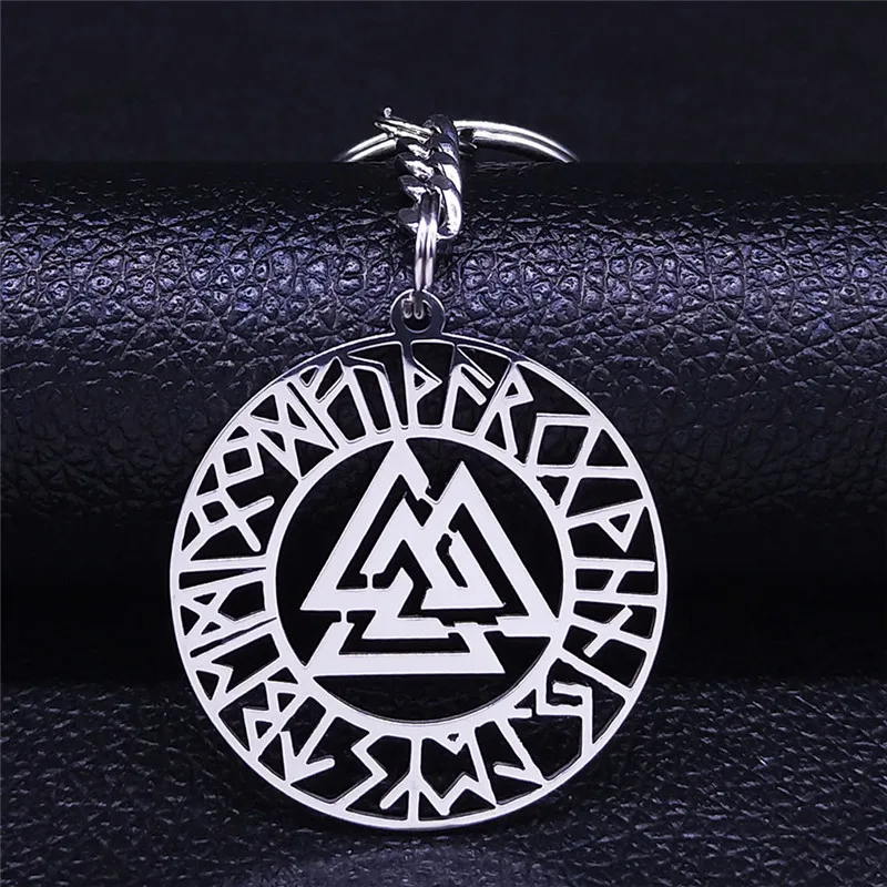 

Цепочка для ключей NXS08 из нержавеющей стали с буквами викингов «гадания»