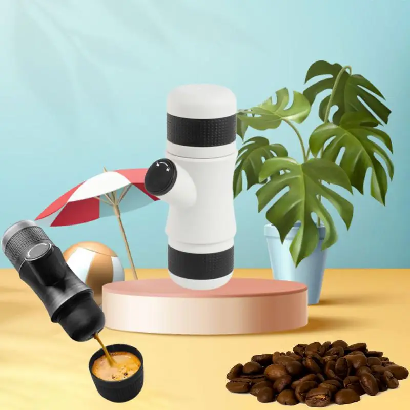 Портативная кофемашина для эспрессо ручной прибор приготовления машины