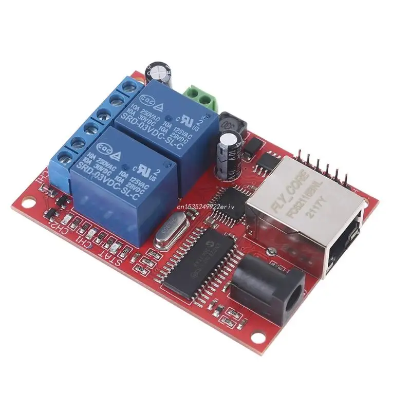 Сетевая двухсторонняя коммутационная плата LAN Ethernet с переключателем задержки, модуль контроллера TCP/UDP, веб-сервер