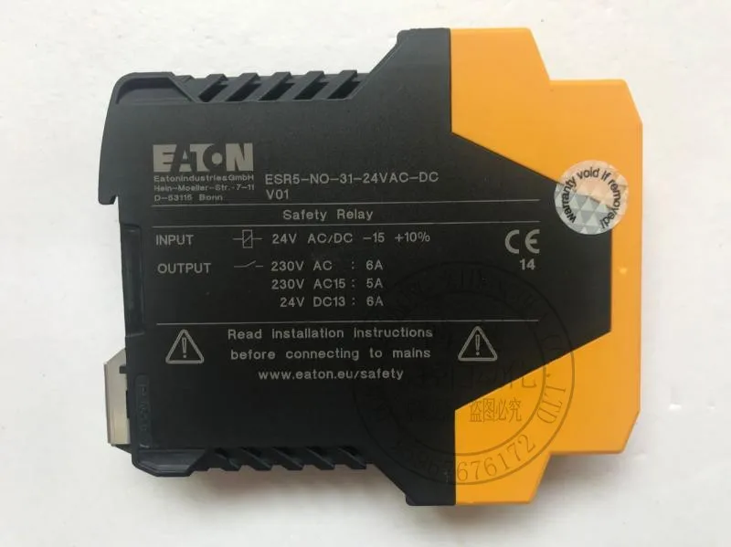 Оригинальное импортное реле безопасности MOELLER Eaton Muller ESR5-NO-31-24VAC-DC в наличии