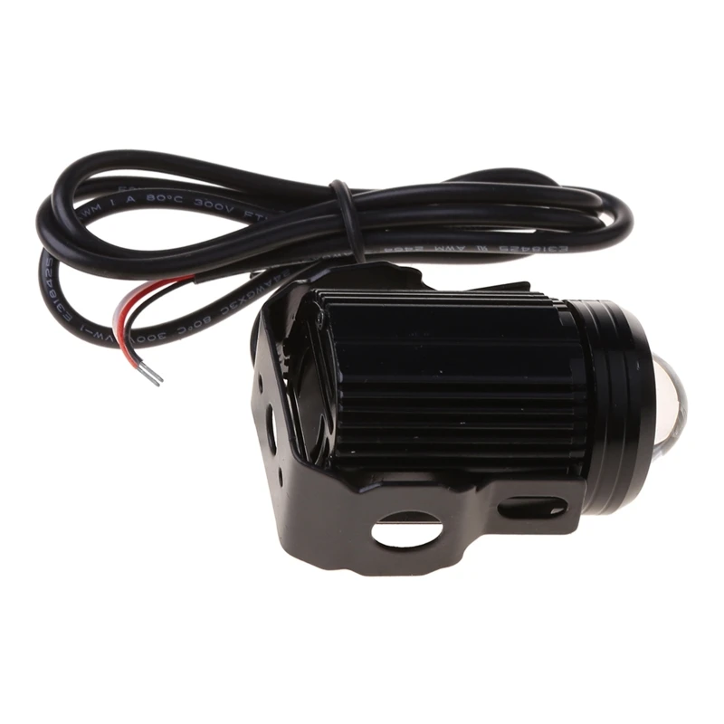 

Motorcycle Headlight Working LED Projector Fog Flashlamp Scooter
