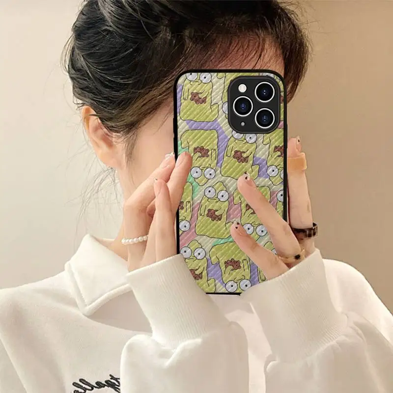 

Solar Opposites pupa Phone Case Hard Leather Case for iPhone 11 12 13 Mini Pro Max 8 7 Plus SE 2020 X XR XS Coque