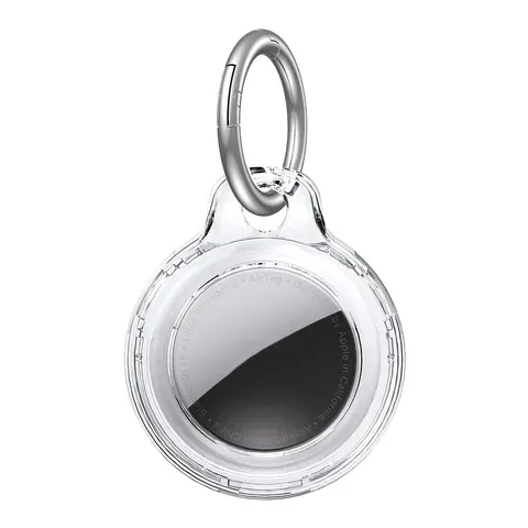 Прозрачная задняя крышка для Airtag, жесткая оболочка для Apple Air tag Tracker, брелок для ключей, защитный чехол для домашних животных