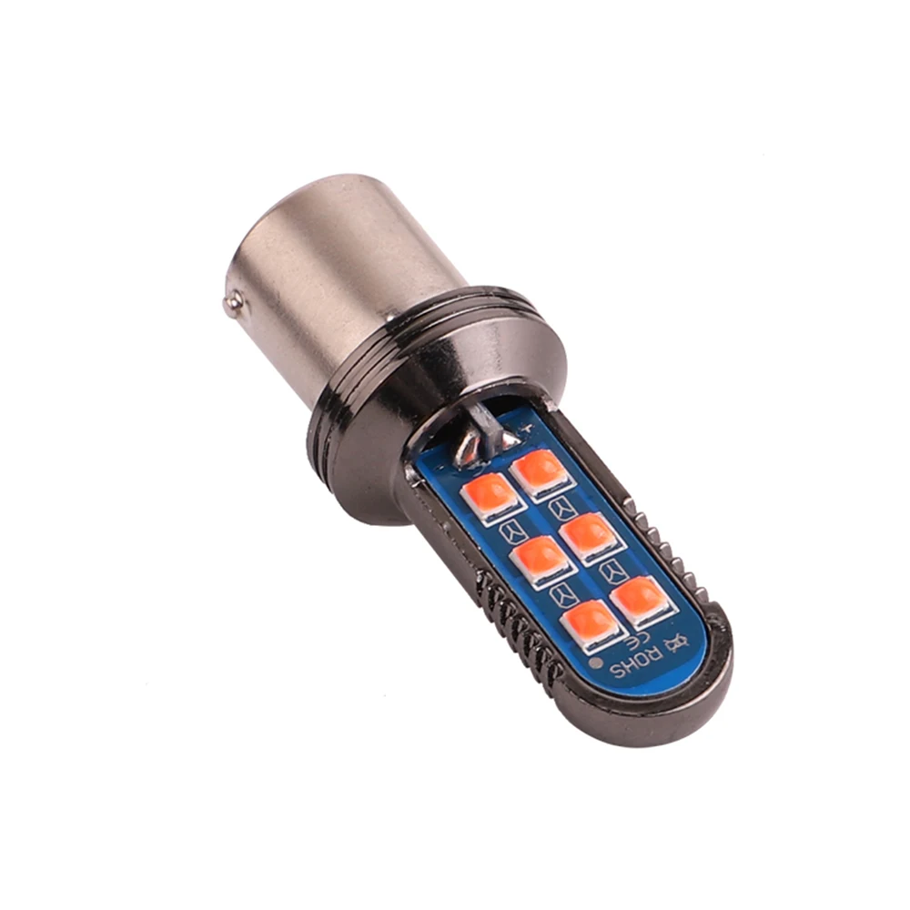 1 шт. 1156 1157 T20 T25 12SMD 3030 светодиод для автомобиля грузовика мотоцикла фонарь заднего